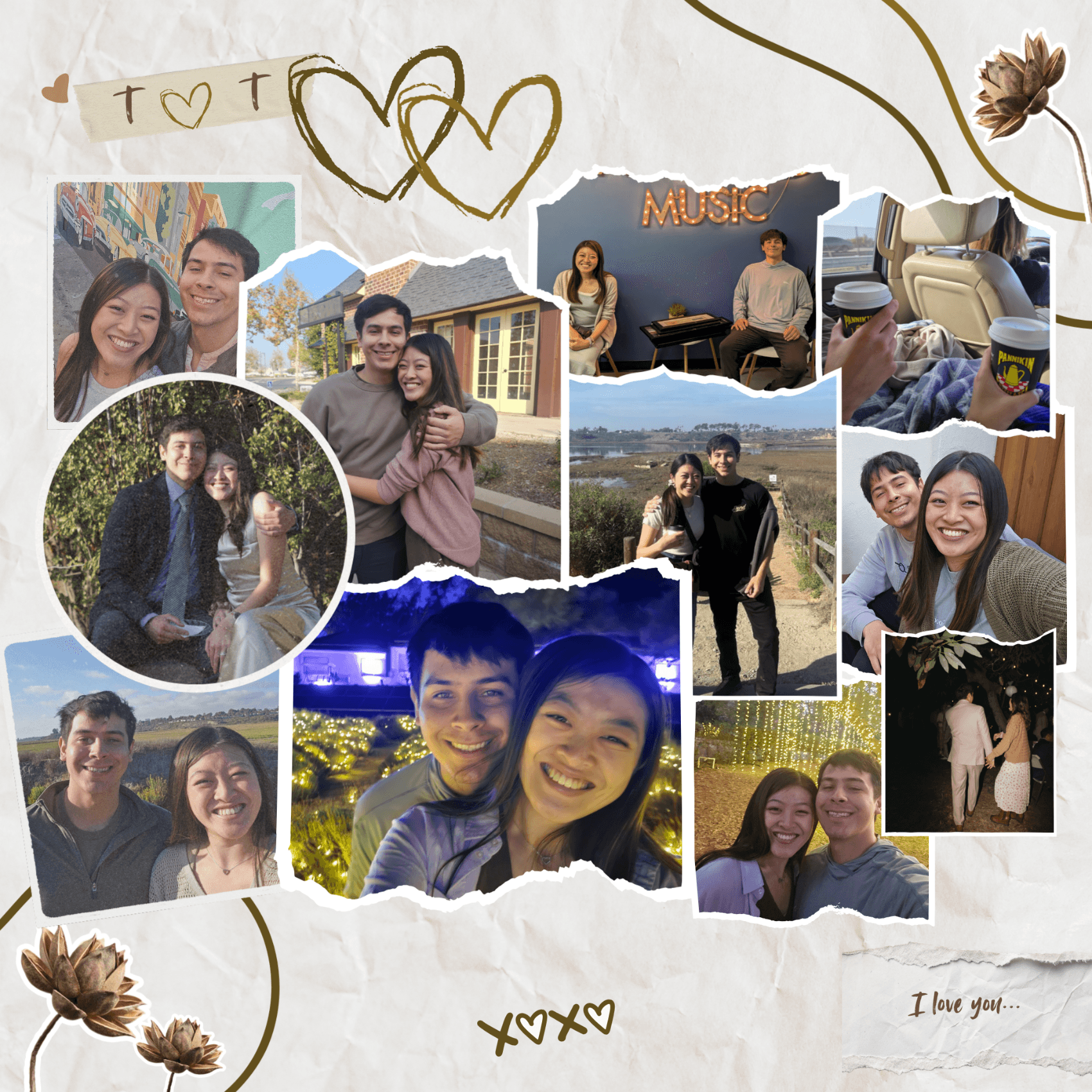 Our Love Story - Photo Collage